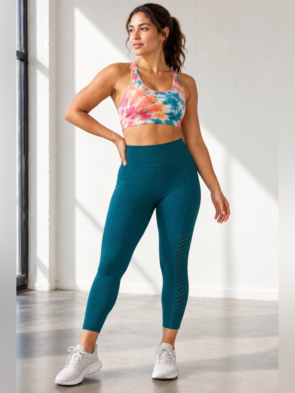FABLETICS Seamless High Waisted 7/8 Legging EUC